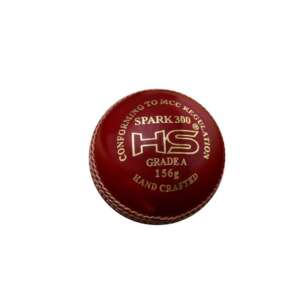 HS Spark 300 Cricket Ball (Red)