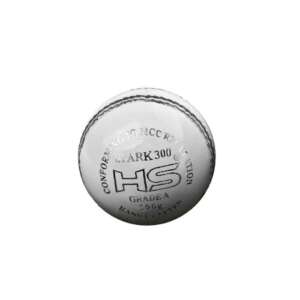 HS Spark 300 Cricket Ball (White)